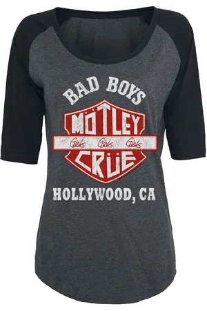 Motley Crue Camiseta de - Bad Boys - M L - para Mujer