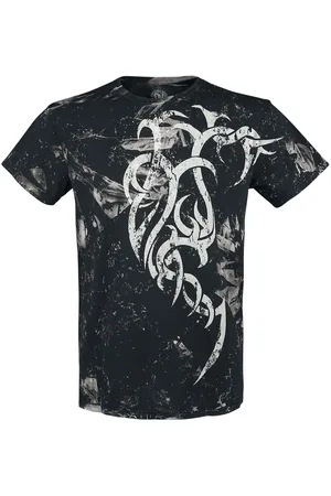 Outer Vision Camiseta Gótico de - Marble Tattoo - S 4XL - para Hombre
