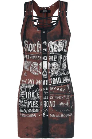Rock Rebel Vestido Corto de - Stay A Little Longer - S XXL - para Mujer