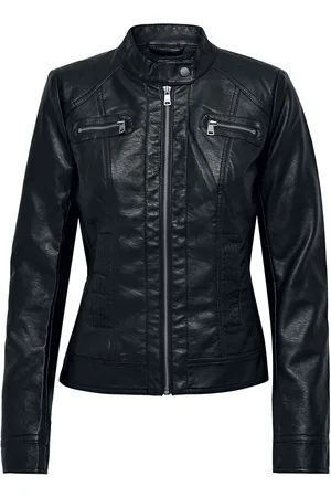 ONLY Chaqueta imitación cuero de - Bandit Faux Leather Biker - XS XL - para Mujer