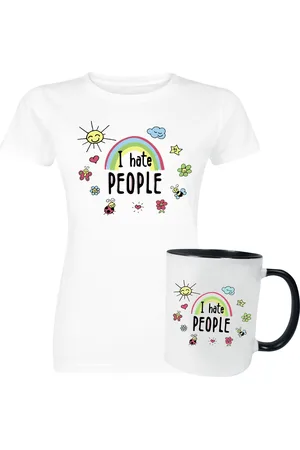 Sprüche Camiseta Fun de - Gift Box - Set de regalo - I Hate People - S 3XL - para Mujer