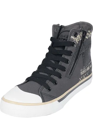 Rock Rebel Deportivas Altas de - Zapatillas altas con estampado - EU38 EU46 - para