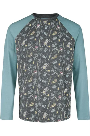 EMP Camiseta Manga Larga de - Raglan manga larga old-school - S L - para Hombre