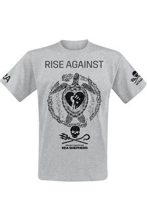 Rise Against Camiseta de - Sea Shepherd Cooperation - Our Precious Time Is Running Out - S 3XL - para Hombre