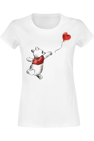 WINNIE THE POEH Camiseta Disney de - Heart - S XXL - para Mujer