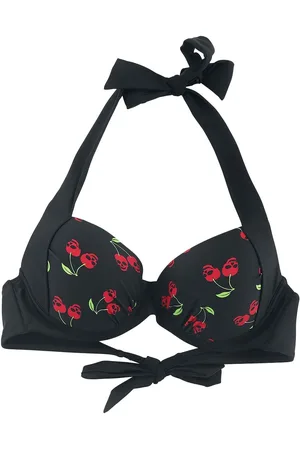 Rock Rebel Top de Bikini de - Top bikini estampado Rockabilly - S XXL - para Mujer