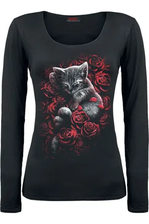 Spiral Camiseta Manga Larga Gótico de - Bed Of Rose - S XXL - para Mujer