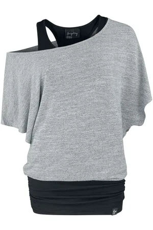 Forplay Camiseta de - Jean - M XL - para Mujer