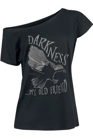 Wednesday Camiseta Gótico de - Darkness... My Old Friend - S XXL - para Mujer