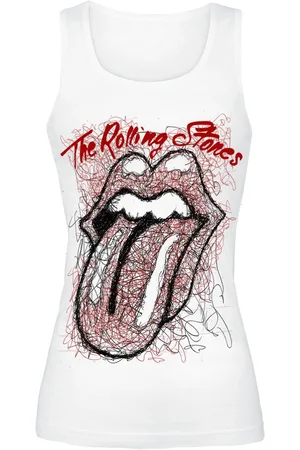 The Rolling Stones Top de - Sketch Tongue - S XXL - para Mujer
