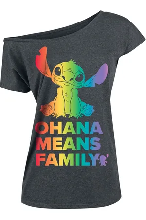 Disney Camiseta Disney de - Ohana Rainbow - S XL - para Mujer