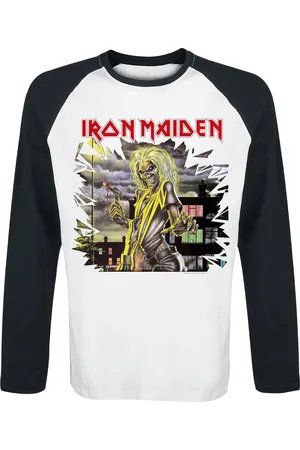 Iron Maiden Camiseta Manga Larga de - Killers Shatter - S 3XL - para Hombre
