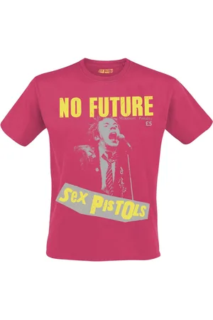 Sex Pistols Camiseta de - No Future Live Photo - S XXL - para Hombre