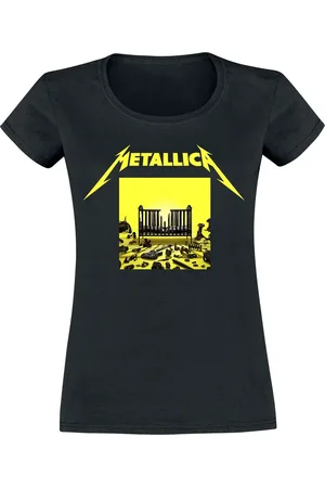 Camiseta metallica mujer stradivarius on sale