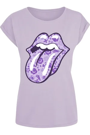 The Rolling Stones Camiseta de - Floral Tongue - S XXL - para Mujer