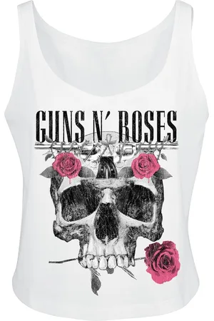 Guns N´Roses Top de - Flower Skull - S XL - para Mujer
