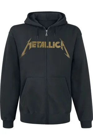 Metallica Capucha con cremallera de - Hetfield Iron Cross Guitar - S 3XL - para Hombre