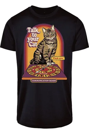 Steven Rhodes Camiseta Fun de - Talk To Your Cat - S 4XL - para Hombre