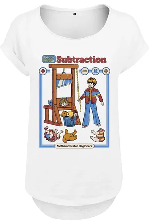 Steven Rhodes Camiseta Fun de - Learn About Subtraction - M XXL - para Mujer