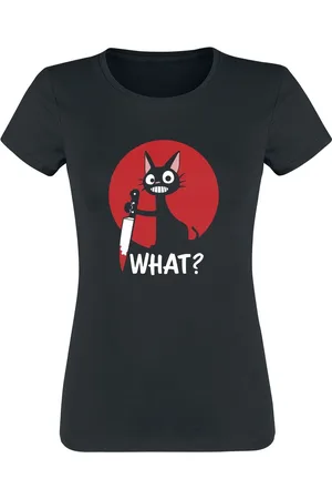 Tierisch Camiseta Fun de - What? - S 3XL - para Mujer