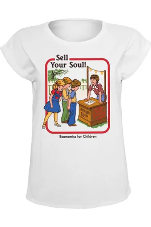 Steven Rhodes Camiseta Fun de - Sell Your Soul! - L XXL - para Mujer