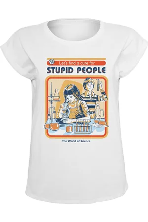 Steven Rhodes Camiseta Fun de - A Cure For Stupid People - S 5XL - para Mujer