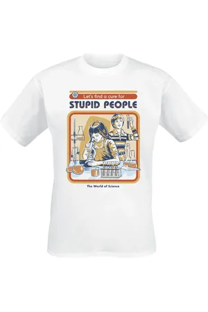 Steven Rhodes Camiseta Fun de - A Cure For Stupid People - S 4XL - para Hombre
