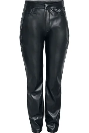 Noisy May Pantalones de cuero de imitación de - Andy Moni PU - W26L32 W28L34 - para Mujer
