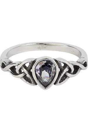 etNox Anillo de - Celtic Drop - para Mujer