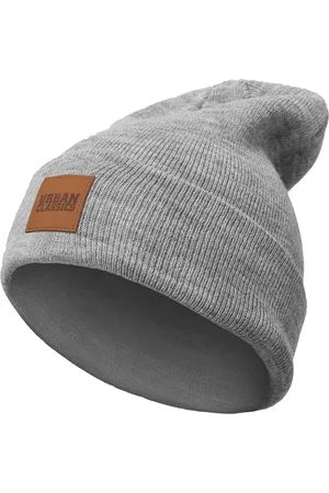 Urban classics Gorro de - Leatherpatch Long Beanie - para