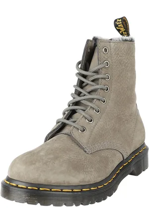 Dr. Martens Botas de - 1460 Serena - Nickel Grey Milled Nubuck Wp - EU37 - para Mujer