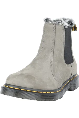 Dr. Martens Botas de - 2976 Leonore Nickel Grey Milled Nubuck Wp - EU36 - para Mujer