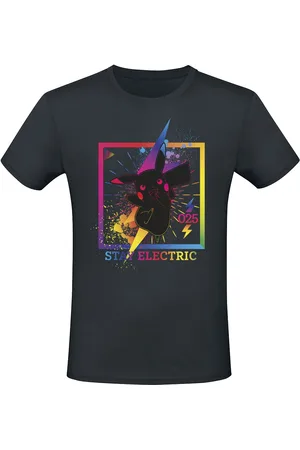 Pokemon Camiseta gaming de - Pikachu - Rainbow - S XXL - para Hombre