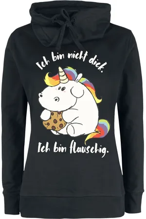Chubby Unicorn Sudadera Unicornio de - Ich bin nicht dick. Ich bin flauschig. - S - para Mujer