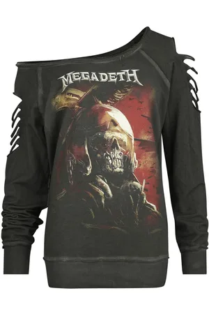 Megadeth Sudadera de - Fighter Pilot - S L - para Mujer