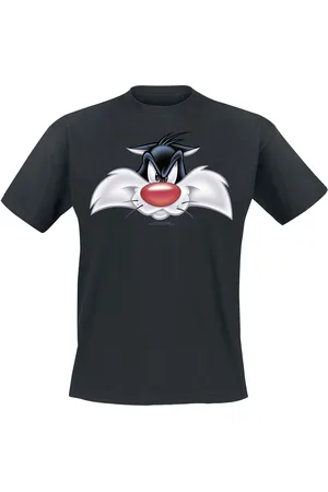 LOONEY TUNES Camiseta de - Sylvester - Big Face - M 5XL - para Hombre