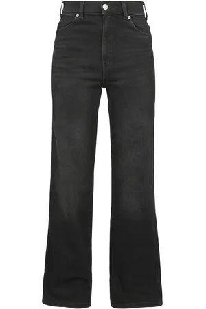 DR DENIM SONIQ 1910121 PANTALONES NEGROS ZAMPA MUJER