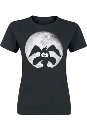 LOONEY TUNES Camiseta de - Coyote - Moonlight - S XXL - para Mujer