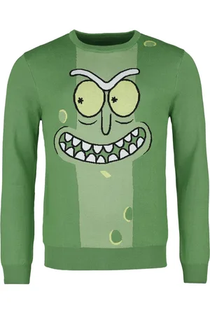 Rick and Morty Jersey de punto de - Pickle Rick - S L - para Hombre
