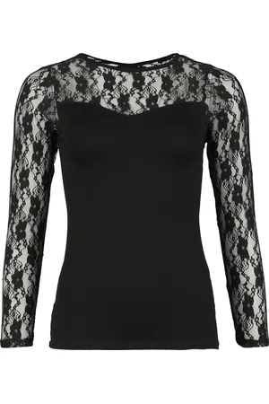Outer Vision Camiseta Manga Larga de - Montse - S XL - para Mujer