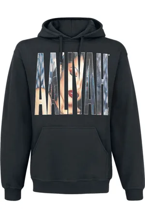Aaliyah Sudadera con capucha de - Photo Logo - S XXL - para Hombre