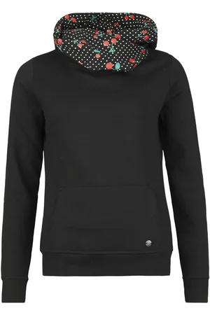 Pussy Deluxe Sudadera con capucha Rockabilly de - Special cherries shawl - XS S - para Mujer