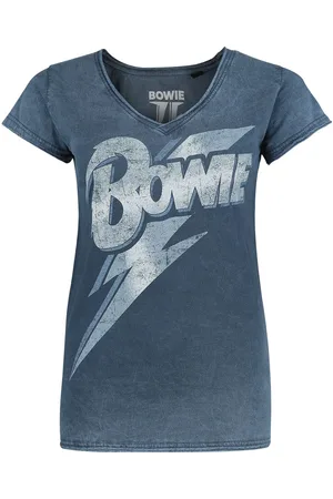 David Bowie Camiseta de - Lightning Bolt - S XXL - para Mujer