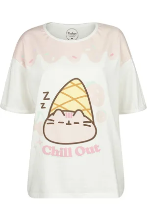 Pusheen Camiseta Anime de - Chill Out - L - para Mujer