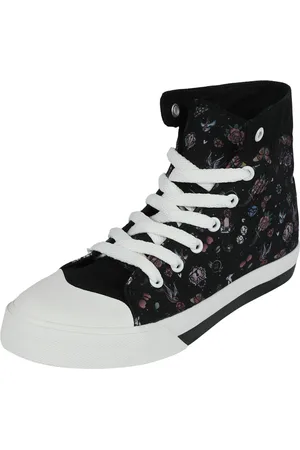 Rock Rebel Deportivas Altas de - Old School Alloverprint - EU37 EU39 - para Mujer
