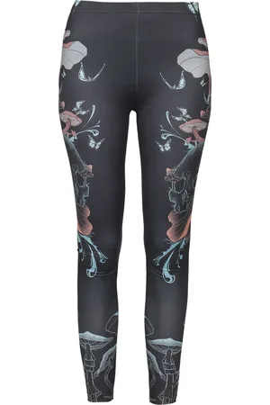 Full Volume Leggins de - Skull and mushroom - S M - para Mujer