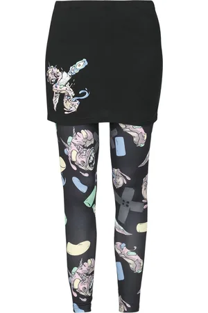 EMP Leggins de - Monster doughnut - S XXL - para Mujer