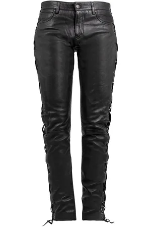 Gipsy Pantalones de piel de - GWTie UP Jeans - S 3XL - para Mujer