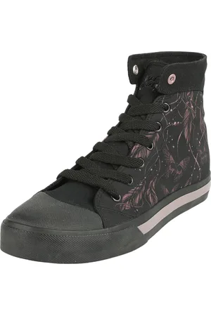 Full Volume Deportivas Altas de - Sneaker with Feathers and Butterflies - EU37 EU38 - para Mujer