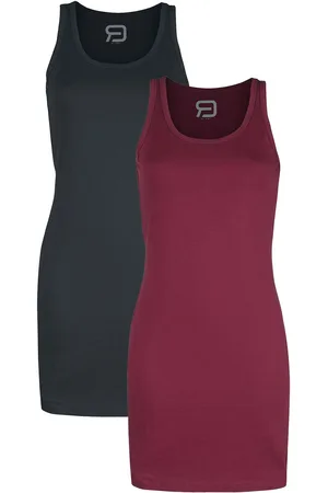 EMP Vestido Corto de - Vestidos Doble-Pack - S XXL - para Mujer